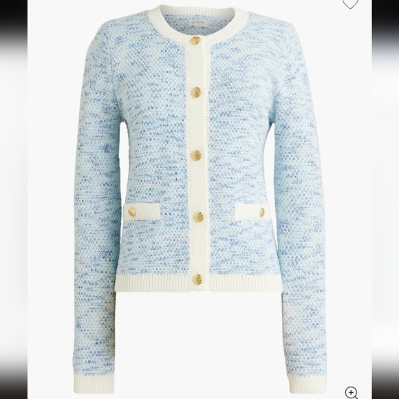 J. Crew Sweaters - JCrew Factory Stitched cardigan sweater, Sz M